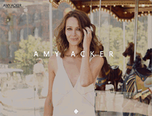 Tablet Screenshot of amyacker.com